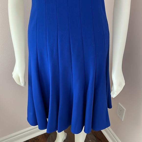 Blue Dana Buchman dress, 14 - Picture 3 of 6